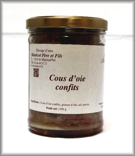 cous-confits-manicot Présentation cous confits
