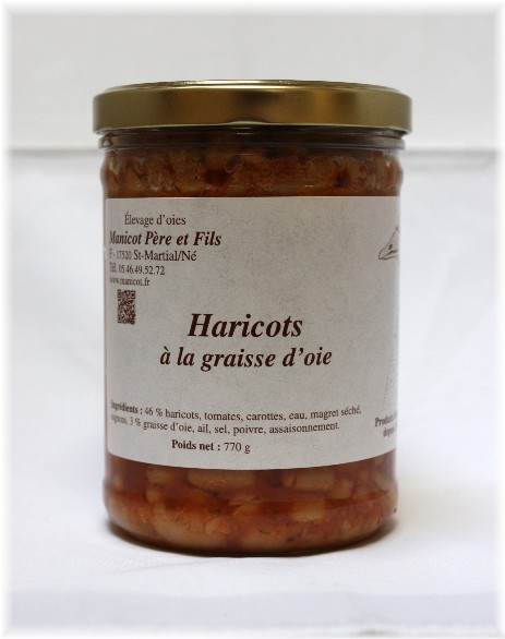 Haricots à la graisse d'oie