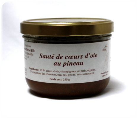 saute-coeurs-pineau-manicot Présentation sauté de coeurs d'oie au pineau