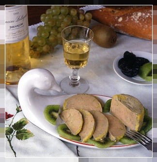 Présentation du foie gras